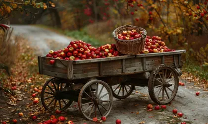 Autumn Apple Harvest — 300-piece jigsaw puzzle
