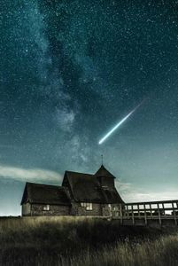 Shooting Star Over Chapel — 64-piece jigsaw puzzle