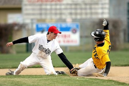 Intense Baseball Play — 300-piece jigsaw puzzle