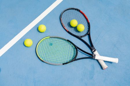 Tennis Court Harmony — 150-piece jigsaw puzzle