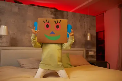 Whimsical Cardboard Costume — 200-piece jigsaw puzzle