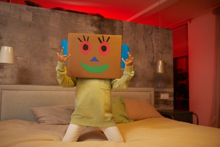 Whimsical Cardboard Costume — 200-piece jigsaw puzzle
