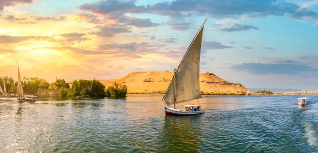 Nile River Serenity — 100-piece jigsaw puzzle
