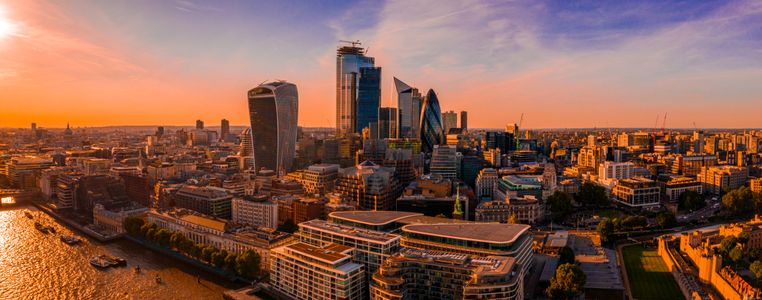 Sunset Over London — 150-piece jigsaw puzzle