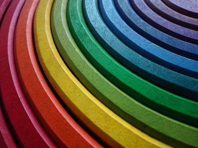 Rainbow Wooden Layers — 300-piece jigsaw puzzle