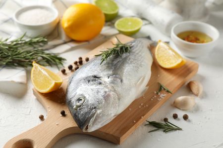 Fresh Seafood Preparation — 150-piece jigsaw puzzle