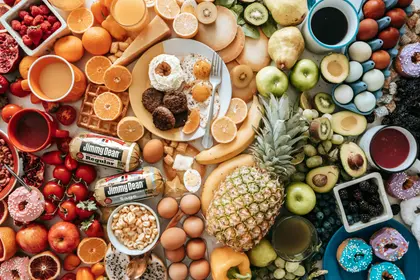 Colorful Breakfast Feast — 100-piece jigsaw puzzle