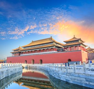 Sunset Over Forbidden City — 150-piece jigsaw puzzle