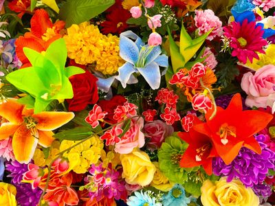 Vibrant Floral Medley — 150-piece jigsaw puzzle
