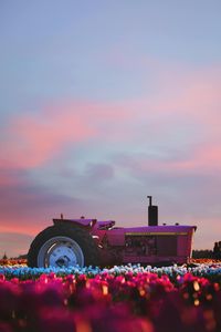 Tractor at Sunset — 100-piece jigsaw puzzle
