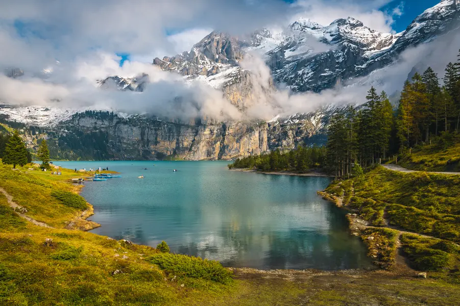 Majestic Mountain Lake — 300-piece jigsaw puzzle