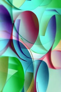 Colorful Curved Abstract — 100-piece jigsaw puzzle