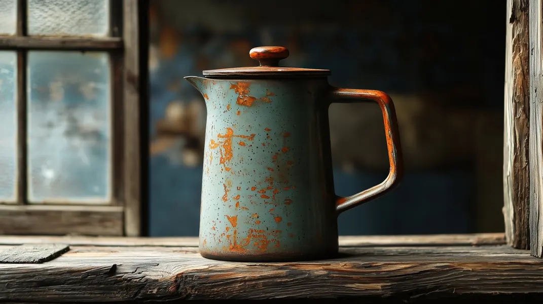 Rustic Teapot Charm — 300-piece jigsaw puzzle