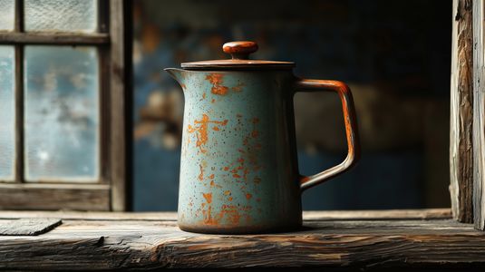Rustic Teapot Charm — 300-piece jigsaw puzzle