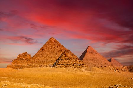 Pyramids at Sunset — 500-piece jigsaw puzzle