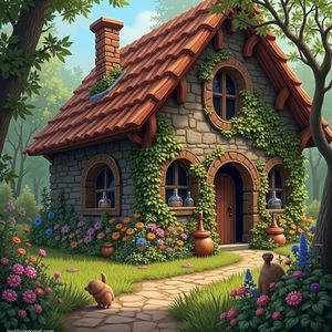 Charming Cottage Garden — 150-piece jigsaw puzzle