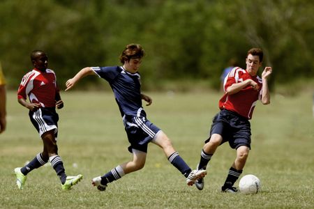 Youth Soccer Action — 150-piece jigsaw puzzle