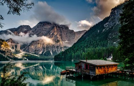 Serene Mountain Lake — 150-piece jigsaw puzzle