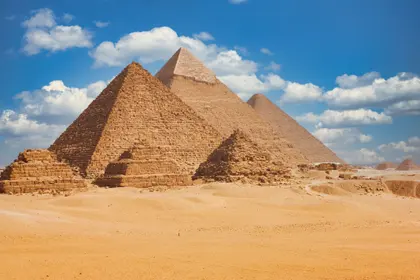 Giza's Timeless Pyramids — 64-piece jigsaw puzzle