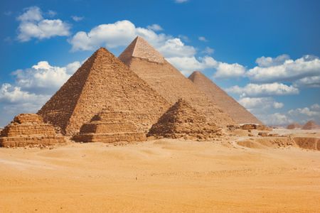 Giza's Timeless Pyramids — 64-piece jigsaw puzzle