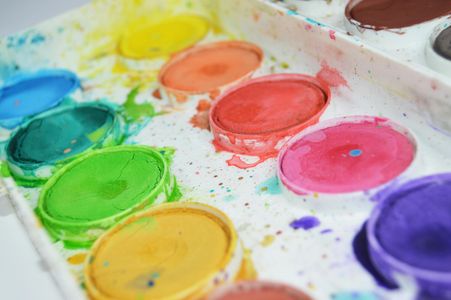 Vibrant Watercolors Palette — 150-piece jigsaw puzzle