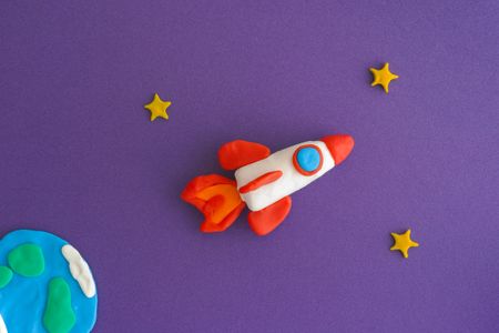 Clay Rocket Adventure — 300-piece jigsaw puzzle