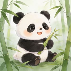 Adorable Panda Play — 200-piece jigsaw puzzle