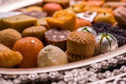 Indian Sweets Assortment — 200-piece jigsaw puzzle