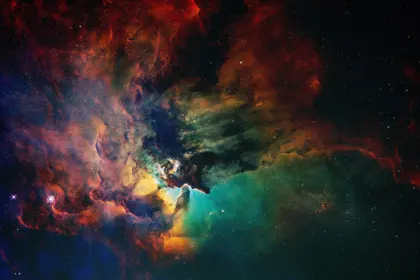 Cosmic Nebula Burst — 200-piece jigsaw puzzle