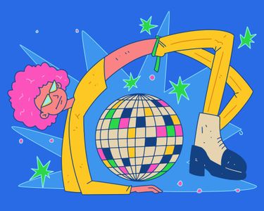 Disco Magic Scene — 64-piece jigsaw puzzle