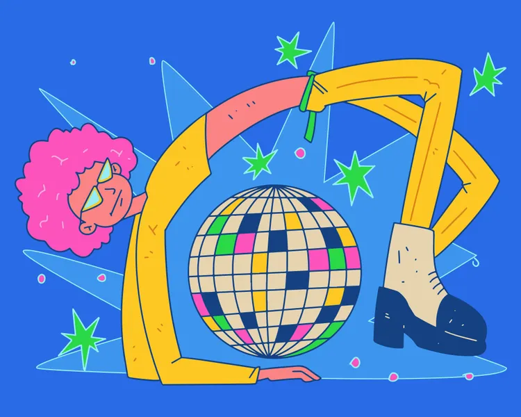 Disco Magic Scene — 64-piece jigsaw puzzle