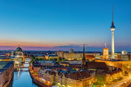 Berlin Evening Glow — 150-piece jigsaw puzzle