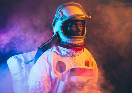 Astronaut in Nebula — 100-piece jigsaw puzzle