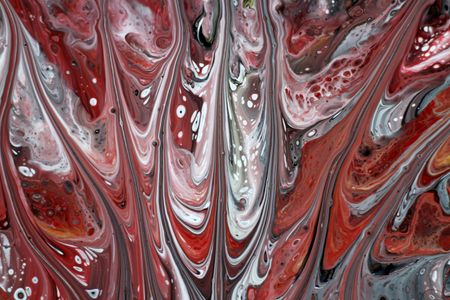 Crimson Fluid Art — 400-piece jigsaw puzzle