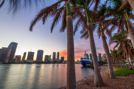 Sunset in the City — 64-piece jigsaw puzzle