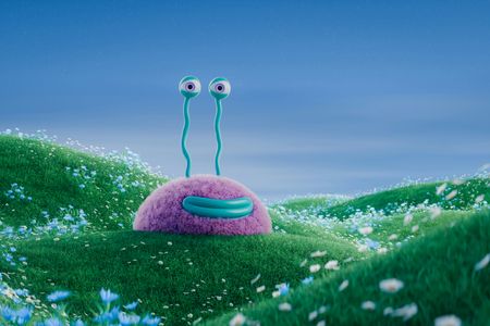 Alien in Flower Field — 300-piece jigsaw puzzle