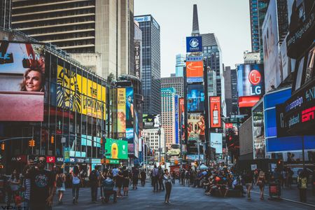 Vibrant Times Square — 300-piece jigsaw puzzle