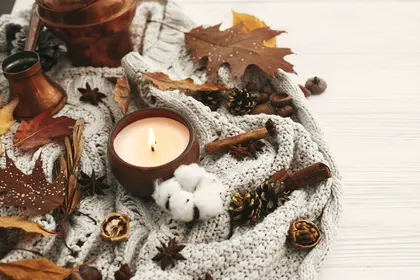Cozy Autumn Ambience — 64-piece jigsaw puzzle