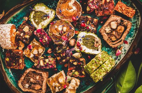 Gourmet Dessert Medley — 64-piece jigsaw puzzle