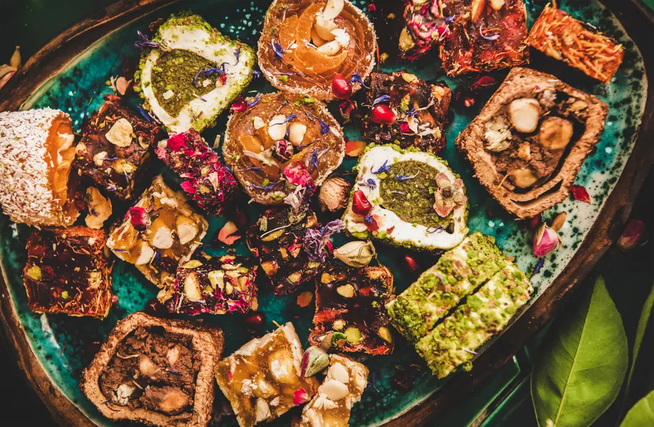 Gourmet Dessert Medley — 64-piece jigsaw puzzle