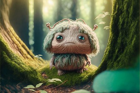 Forest Dwelling Creature — 64-piece jigsaw puzzle