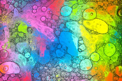 Rainbow Bubble Tapestry — 200-piece jigsaw puzzle