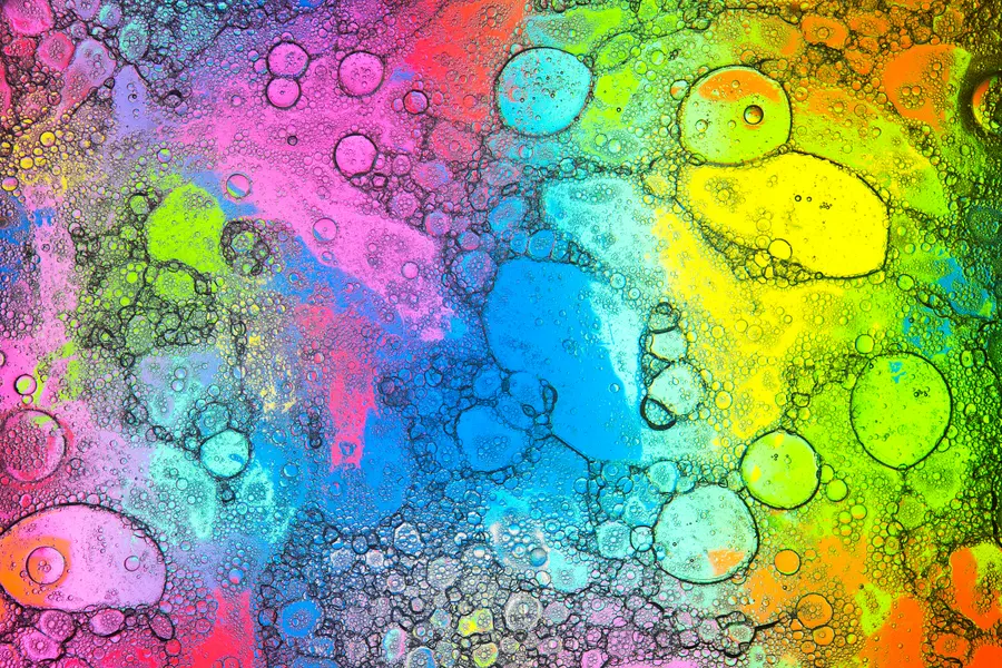 Rainbow Bubble Tapestry — 200-piece jigsaw puzzle