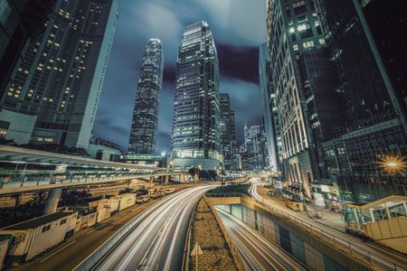 City Lights at Night — 100-piece jigsaw puzzle