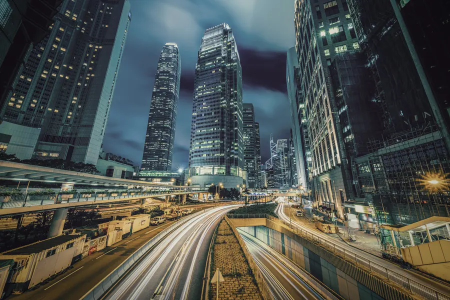 City Lights at Night — 100-piece jigsaw puzzle