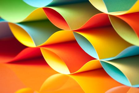 Vibrant Paper Waves — 300-piece jigsaw puzzle