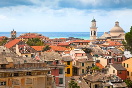 Mediterranean Coastal Town — 200-piece jigsaw puzzle