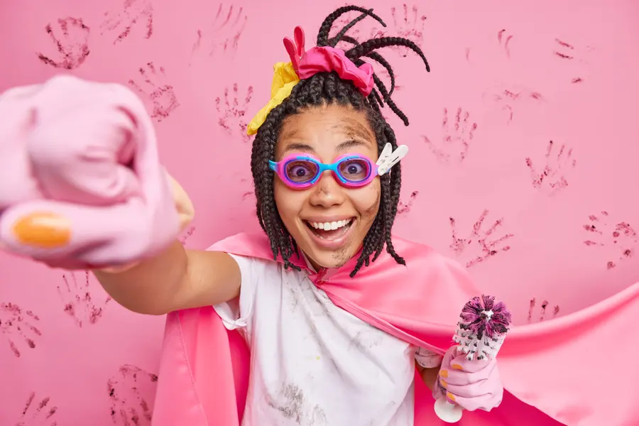 Playful Cleaning Hero — 100-piece jigsaw puzzle