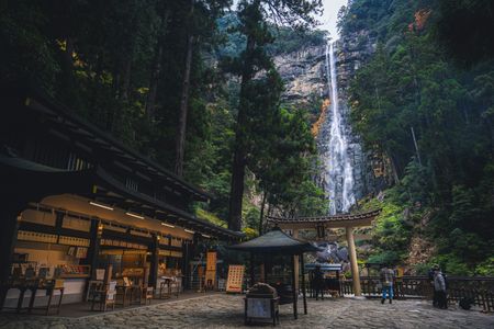 Sacred Waterfall Sanctuary — 300-piece jigsaw puzzle