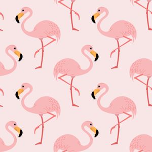 Pink Flamingo Pattern — 200-piece jigsaw puzzle